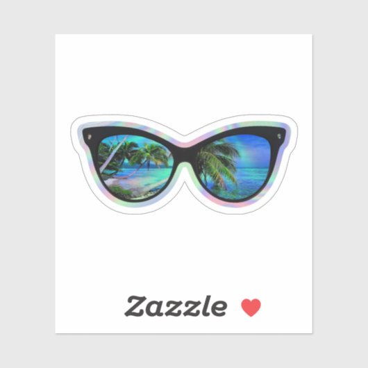 Holografische zonnebril sticker (Vel)