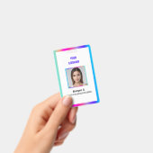 Hologram Aangepaste fotonaam Badge (Handheld)