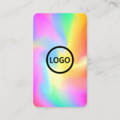 Hologram, Aangepaste Kaarten Modern, Social Media  Visitekaartje (Achterkant)