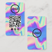 Hologram, Aangepaste Kaarten Modern, Social Media  Visitekaartje (Voorkant / Achterkant)