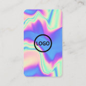 Hologram, Aangepaste Kaarten Modern, Social Media  Visitekaartje (Achterkant)