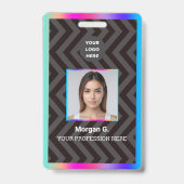 Hologram Aangepaste Logo Badge (Voorzijde)