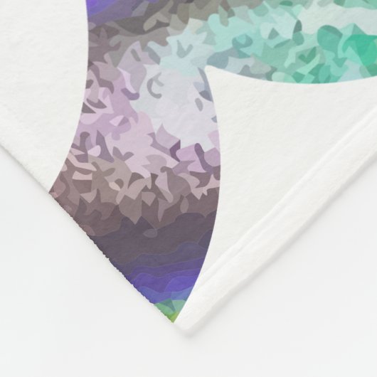 hologram aquarius blanket fleece deken (Hoek)