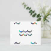 hologram Aquarius Briefkaart (Staand voorkant)