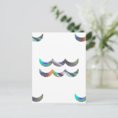hologram Aquarius Briefkaart (Staand voorkant)