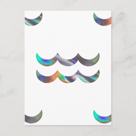 hologram Aquarius Briefkaart (Voorkant)