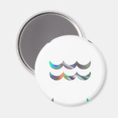 hologram Aquarius Magneet (Voorkant / Achterkant)