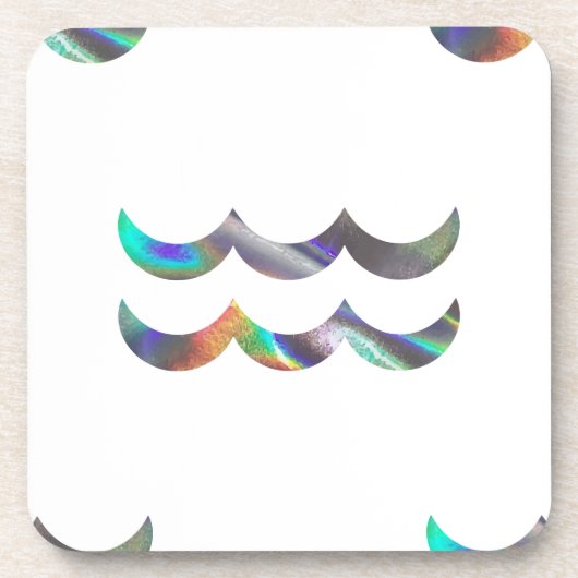 hologram Aquarius Onderzetter (Voorkant)