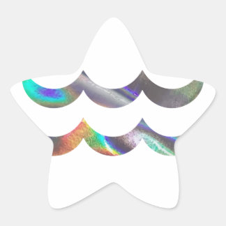 hologram Aquarius Ster Sticker
