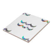 hologram Aquarius Tegeltje (Zijkant)