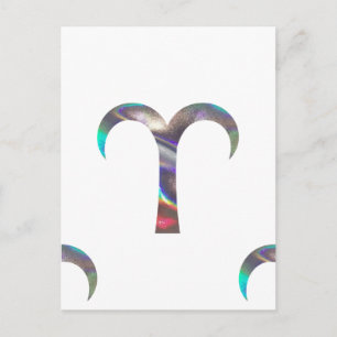 hologram Aries Briefkaart