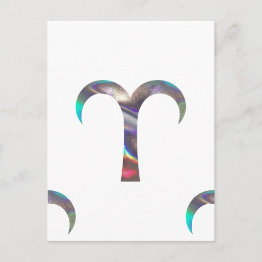 hologram Aries Briefkaart (Voorkant)