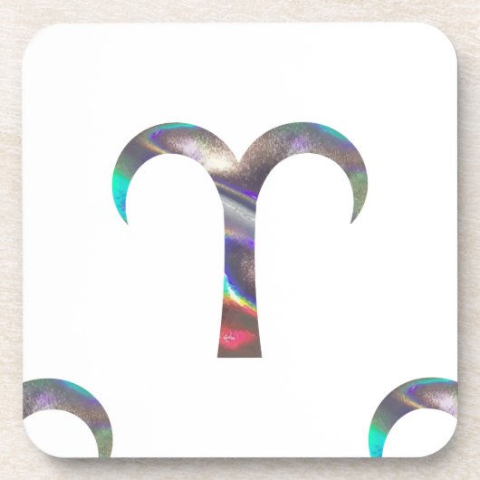 hologram Aries Drankjes Onderzetter (Voorkant)