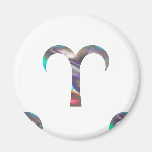 hologram Aries Magneet (Voorkant)