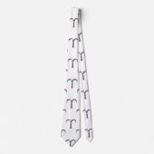 hologram aries mensdon mannen necktie stropdas (Voorkant)