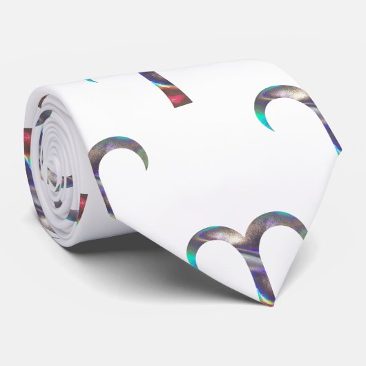 hologram aries mensdon mannen necktie stropdas (Opgerold)
