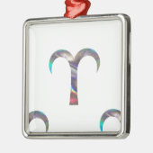 hologram Aries Metalen Ornament (Links)