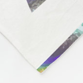 hologram bibliothecalfabet fleece deken (Hoek)