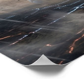 Hologram Bizon Stormvlaktes Poster (Hoek)