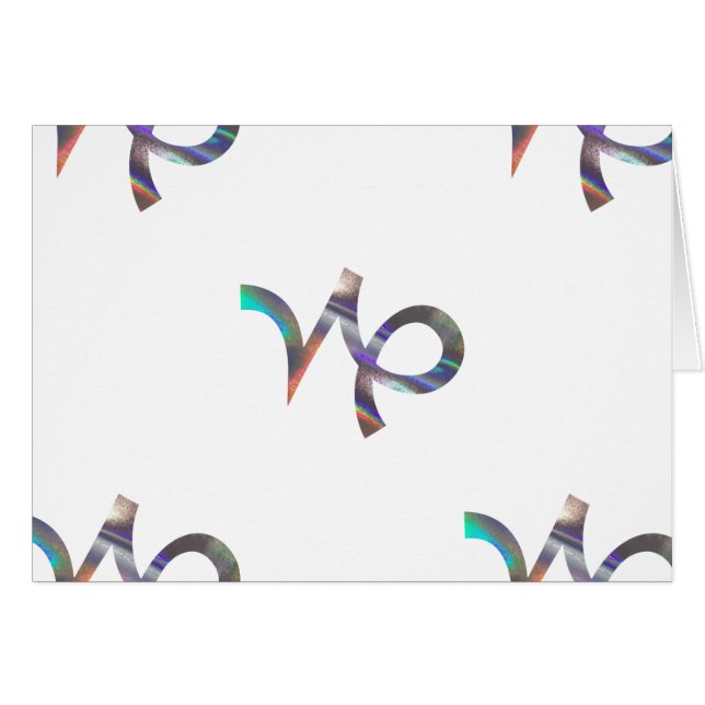 hologram Capricorn (Voorkant Horizontaal)