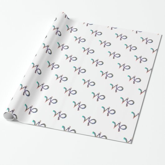 hologram Capricorn Cadeaupapier (Uitgerold)