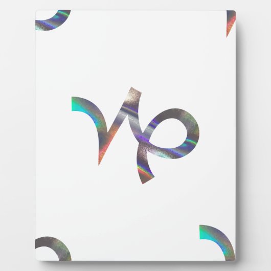 hologram Capricorn Fotoplaat (Voorkant)