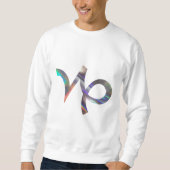hologram Capricorn mannen sweatshirt (Voorkant)