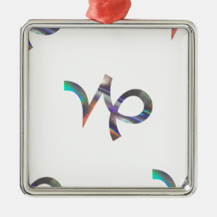 hologram Capricorn Metalen Ornament