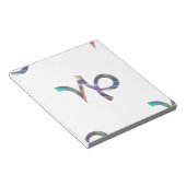 hologram Capricorn Notitieblok (Schuin)