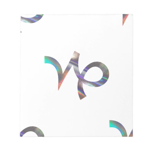 hologram Capricorn Notitieblok (Voorkant)