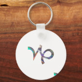 hologram Capricorn Sleutelhanger (Voorkant)