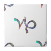 hologram Capricorn Tegeltje (Voorkant)