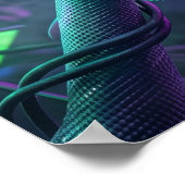 Hologram Chameleon Data Vine Poster (Hoek)