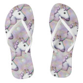 Hologram Eenhoorn Emoji Schoenen Sandalen teenslip Teenslippers (Voetbed)