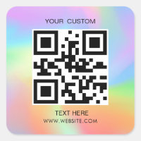 Hologram, Eenvoudige QR Kleine Bedrijfs Douane QR
