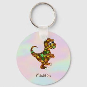 Hologram en dinosaur sleutelhanger