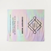 Hologram en Logo tapijt Wandkleed (Voorkant (horizontaal))