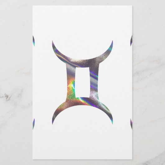 hologram Gemini Briefpapier (Voorkant)