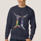 hologram gemini mannen sweatshirt (Voorkant)
