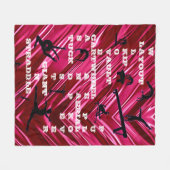 Hologram Gymnastiek Vaardigheden Fleece Deken (Voorkant (Horizontaal))