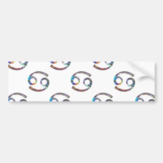hologram kanker bumpersticker (Voorkant)
