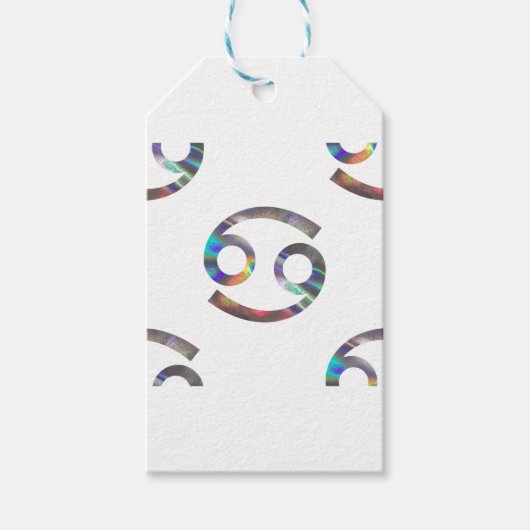 hologram kanker cadeaulabel (Voorkant)