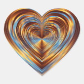 Hologram kijk hart stickers (Voorkant)