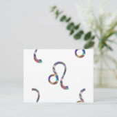 hologram Leo Briefkaart (Staand voorkant)