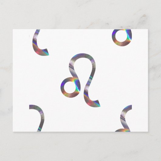 hologram Leo Briefkaart (Voorkant)