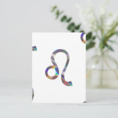 hologram Leo Briefkaart (Staand voorkant)