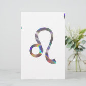 hologram Leo Briefpapier (Staand voorkant)