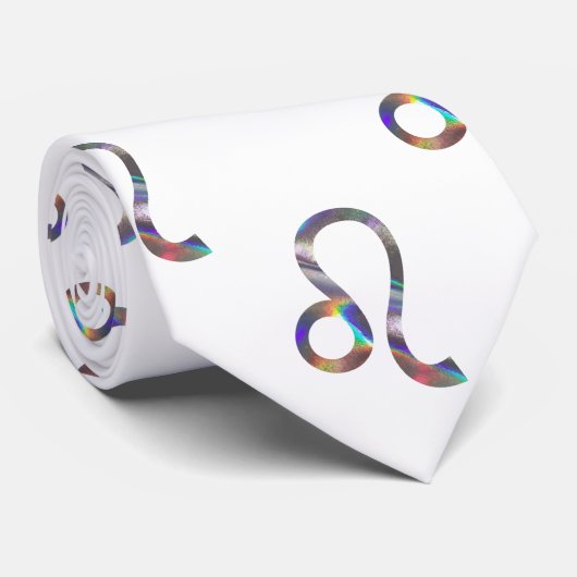 hologram leo mensslijtage mannen stropdas (Opgerold)