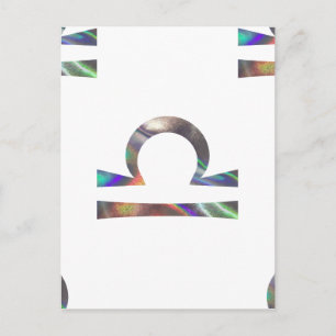 hologram Libra Briefkaart