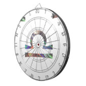 hologram Libra Dartbord (Voorkant Rechts)